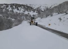 برف و کولاک راه ارتباطی ۱۸۱ روستای کردستان را مسدود کرد