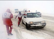 امداد رسانی به ۳۷۱ مسافر گرفتار در برف لرستان