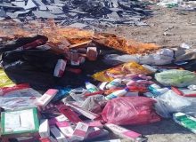 پنج تن مواد غذایی فاسد در شهرستان باشت امحا شد