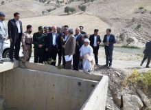 وزیر نیرو از پروژه‌های آب و فاضلاب ثلاث‌باباجانی بازدید کرد