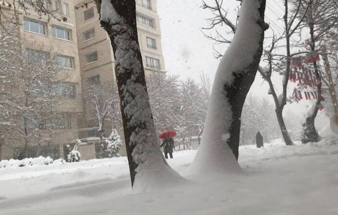 بارش برف و کولاک در همدان تا چهارشنبه ادامه دارد