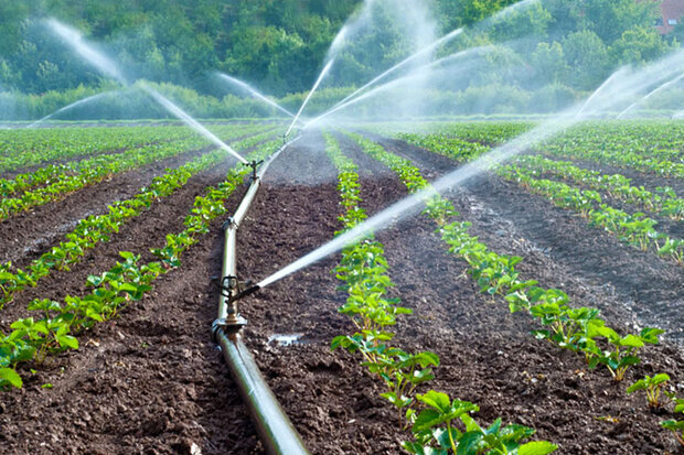 سیستم آبیاری هوشمند در مزارع هلیلان اجرایی شد