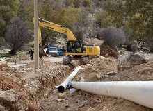 اجرای کیلومتر شبکه توزیع گاز در روستاهای هلیلان