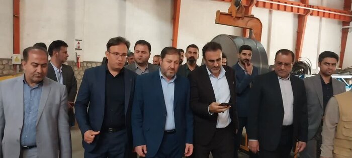 بازدید رییس کل دادگستری استان ایلام از شرکت فولاد آتنا گستر