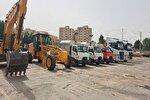 افزایش توان ناوگان راهداری ایلام با ورود ۱۰ دستگاه ماشین‌آلات جدید