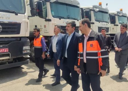 ۲۰ دستگاه ماشین آلات به ناوگان راهداری کردستان اضافه شد
