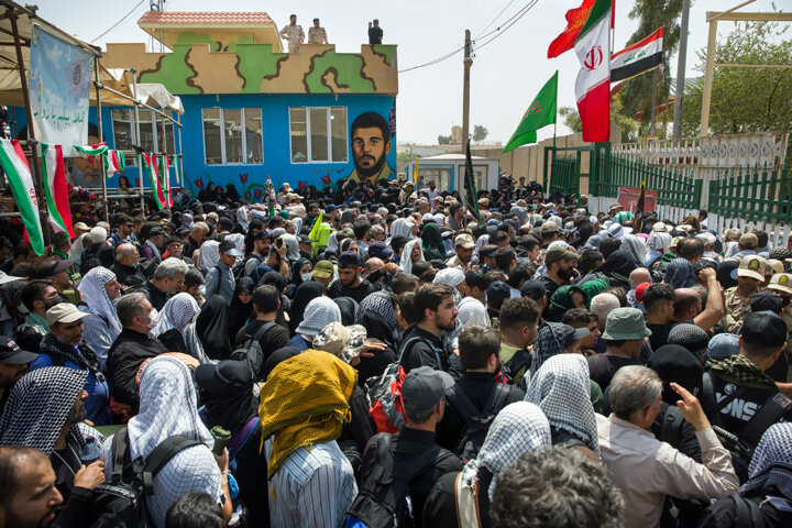 بازگشت پرشمار زائران اربعین از مرز خسروی