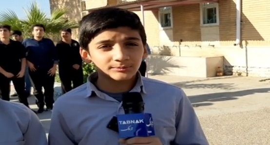 مدرسه شهدا دهلران، روایت عشق دانش آموزان به شهید گمنام