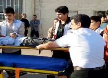 مانور آمادگی در برابر زلزله در مدارس دهلران برگزار شد