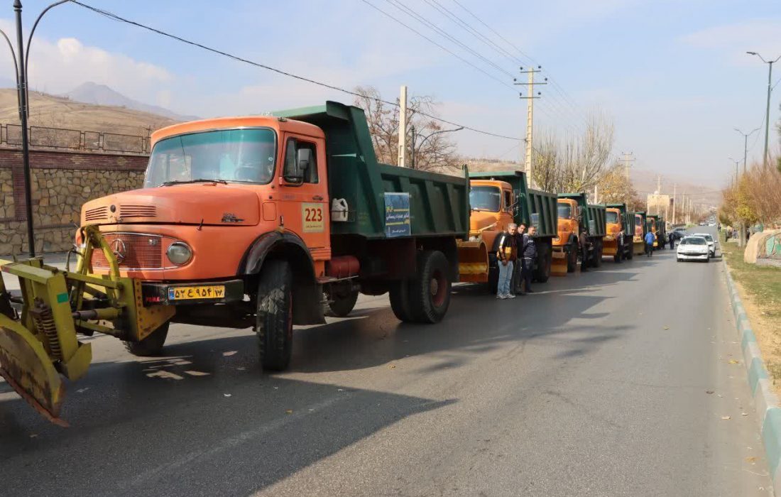 آمادگی ۱۰۰ درصدی شهرداری همدان برای زمستان