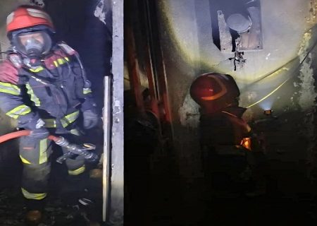 حریق بامدادی در واحد مسکونی ایلام خسارت مالی برجای گذاشت