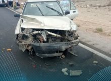 ۴ مصدوم در تصادف تیبا و پراید در محور سه‌راهی جندالله ایلام
